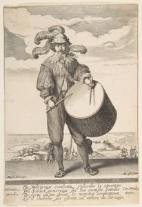 ドラマー、1620- 1667年。 作： Michel Lasne