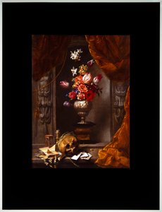 花瓶のある静物 作： Michel de Bouillon