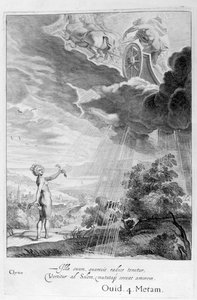 ひまわりに変身したクライティ、1655 作： Michel de Marolles