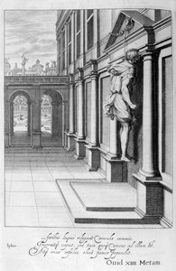 イフィスはアナクサレテを手に入れることができなかったので絶望の念を抱き、1655年 作： Michel de Marolles