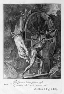 ホイール上のタルタロスのイクシオン、1655 作： Michel de Marolles