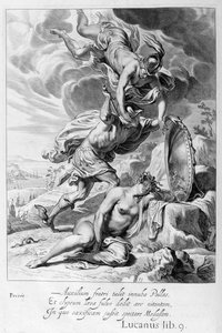 ペルセウス、1655年にメドゥーサスの頭を切り落とした 作： Michel de Marolles