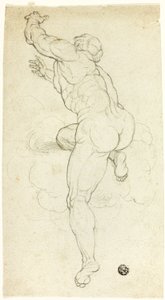 昇順男性ヌード 作： Michelangelo Buonarroti