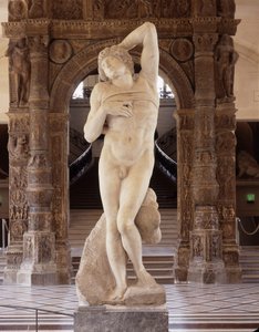瀕死の奴隷」と呼ばれる捕虜 作： Michelangelo Buonarroti