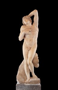 瀕死の奴隷」と呼ばれる捕虜 作： Michelangelo Buonarroti