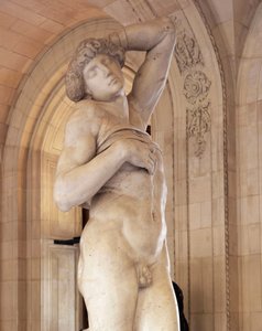 瀕死の奴隷」と呼ばれる捕虜 作： Michelangelo Buonarroti