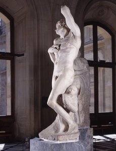 瀕死の奴隷」と呼ばれる捕虜 作： Michelangelo Buonarroti