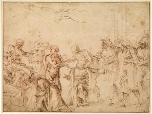 ピラトの前のキリスト 作： Michelangelo Buonarroti
