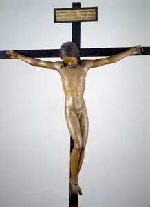 クルシフィクス 1492-94年頃（ポリクローム・ウッド 作： Michelangelo Buonarroti