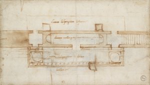 遺物室のデザイン、c1490-1560 作： Michelangelo Buonarroti