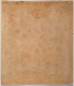 システィーナ・ヨナのためのヘッドスタディ 作： Michelangelo Buonarroti