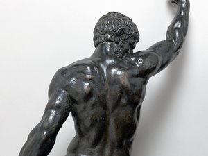 パンサーに乗る裸のバッカン 1506-08年頃（ブロンズ 作： Michelangelo Buonarroti