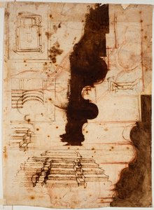 階段のプラン 作： Michelangelo Buonarroti