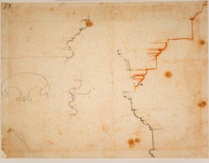 建築のプロフィル、16世紀（図面） 作： Michelangelo Buonarroti
