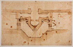 門の要塞化計画、16世紀（図面） 作： Michelangelo Buonarroti