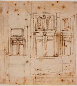 ローレンシャン・チャペルの壁面趣意書 作： Michelangelo Buonarroti
