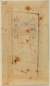 窓のスケッチ 作： Michelangelo Buonarroti