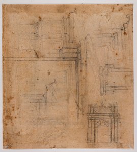 ドアと窓のスケッチ 作： Michelangelo Buonarroti