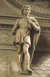 聖プロクルス、ミケランジェロ（1475-1564）作、ボローニャのサン・ドメニコ教会（エミリア・ロマーニャ州