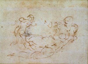 金星とキューピッドに関する研究 作： Michelangelo Buonarroti