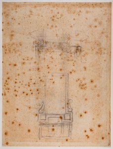 ローレンシャン・リセスの窓とドアの研究 作： Michelangelo Buonarroti