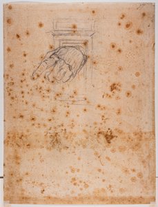 柱と手の研究 作： Michelangelo Buonarroti