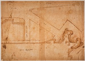 オール・セインツ・メドウ・ゲートの要塞化に関する研究 作： Michelangelo Buonarroti