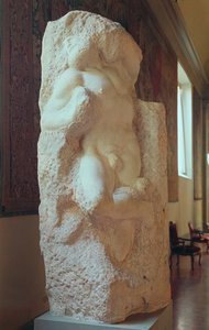 覚醒の奴隷、1519-20 作： Michelangelo Buonarroti