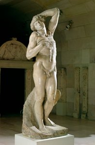 瀕死の奴隷、1513-15 作： Michelangelo Buonarroti