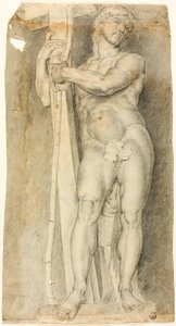 復活したキリスト 作： Michelangelo Buonarroti
