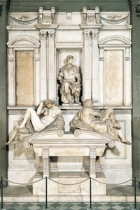 ジュリアーノ・デ・メディチ（ヌムール公）の墓 作： Michelangelo Buonarroti