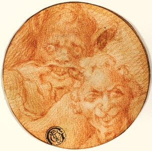 二人の悪魔 作： Michelangelo Buonarroti