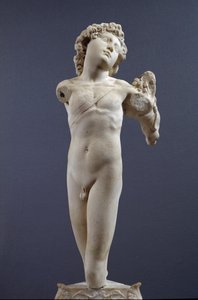 若い射手（1490年頃）（大理石 作： Michelangelo Buonarroti