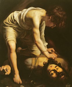 ゴリアテに対する勝利のデビッド、1600年頃 作： Michelangelo Merisi Caravaggio