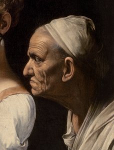 1599年、ジュディスとホロフェルネスのしもべの詳細 作： Michelangelo Merisi Caravaggio