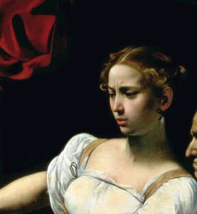 ジュディスとホロフェルネス、1599`油彩、キャンバス507191 作： Michelangelo Merisi Caravaggio