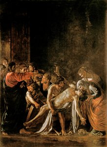 ラザロの復活（232098、94、95も参照） 作： Michelangelo Merisi Caravaggio