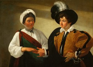 占い師 作： Michelangelo Merisi Caravaggio