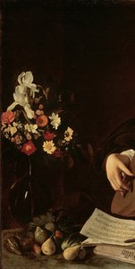 リュート奏者、1595年頃（2639693の詳細） 作： Michelangelo Merisi Caravaggio