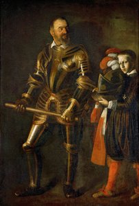 アロフ・ド・ヴィニャクール、マルタ騎士団グランドマスター 作： ミケランジェロメリシダカラヴァッジョ