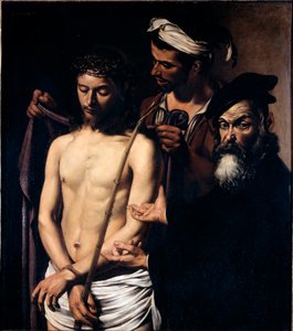 Ecce homo ミケランジェロ・メリージ・デットト・カラヴァッジオの絵画（カラヴァッジオは