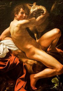 洗礼者聖ヨハネ 作： Michelangelo Merisi da Caravaggio