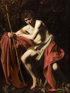 荒野の洗礼者ヨハネ 作： Michelangelo Merisi da Caravaggio