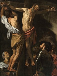 聖アンドリューのはりつけ、1606-07 作： Michelangelo Merisi da Caravaggio