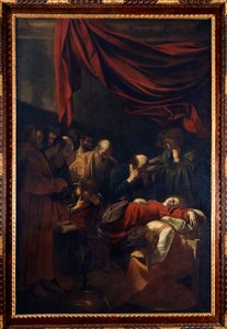 カラヴァッジョの「聖母の死 作： Michelangelo Merisi da Caravaggio