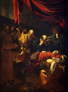 童貞の死 作： Michelangelo Merisi da Caravaggio