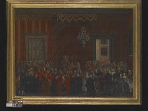 1759年、ナポリ王フェルディナンド4世の即位式（油彩・カンヴァス） 1780年頃 作： Michele Foschini