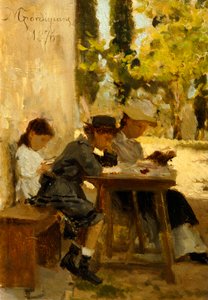 アーティストの家族 作： Michele Gordigiani