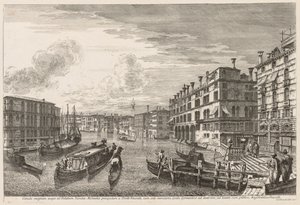 ヴェネツィアの景色：大運河、1741年。 作： Michele Marieschi