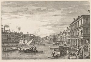 ヴェネツィアの景色：リアルト、1741年。